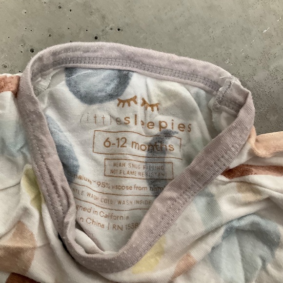 Little Sleepies Moon Print Onesie - Picture 3 of 4